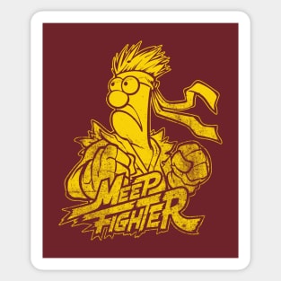 Beaker Meep Gold Sticker